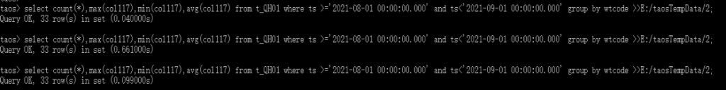 TDengine 在中節(jié)能風(fēng)力發(fā)電運(yùn)維系統(tǒng)中的落地實(shí)踐 - TDengine Database 時(shí)序數(shù)據(jù)庫(kù) 實(shí)驗(yàn)截圖
TDengine Database