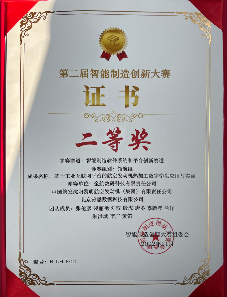 硬核！濤思數(shù)據(jù)參賽項目榮獲第二屆智能制造創(chuàng)新大賽二等獎 - TDengine Database 時序數(shù)據(jù)庫