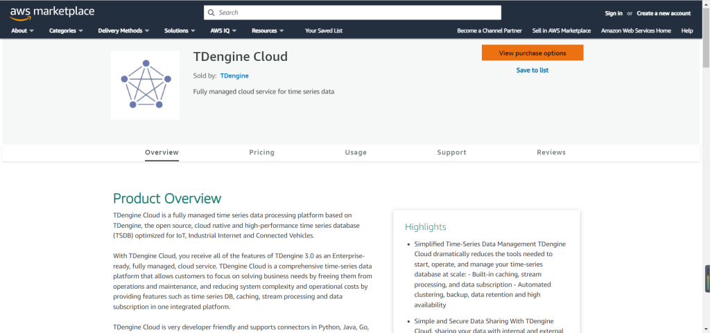TDengine Cloud 加入 AWS 合作伙伴網(wǎng)絡(luò)，助力出海企業(yè)數(shù)字化轉(zhuǎn)型 - TDengine Database 時序數(shù)據(jù)庫