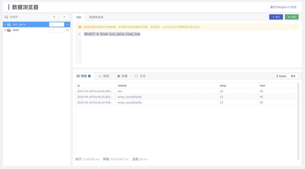 EMQX Cloud 、TDengine Cloud 實(shí)現(xiàn)數(shù)據(jù)互通！聯(lián)手打造端到端云上大數(shù)據(jù)解決方案 - TDengine Database 時(shí)序數(shù)據(jù)庫