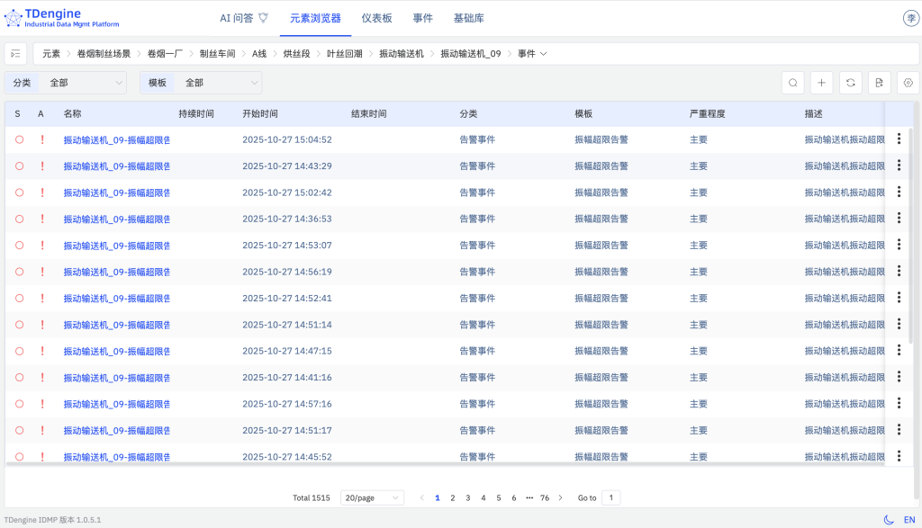 TDengine IDMP 驅(qū)動卷煙制絲實現(xiàn)“四化”（內(nèi)附 Step by Step 步驟） - TDengine Database 時序數(shù)據(jù)庫